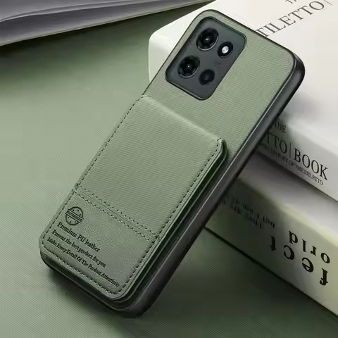 Flip Wallet Card Slot Stand Holder Case For Motorola Edge 60 50 Fusion 60S 40 Neo Moto G 2025 G85 G7