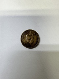 1950年 香港 喬治六世 1毫硬幣
