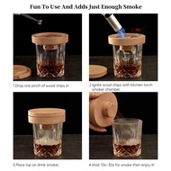 [MTKO] Cocktail Smoker Kit for WhiskeyCheese and Flavor Drink Smoker Accessories Cocktail Bar Access