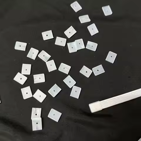 6-12mm Polyester Boning and End Caps Plastic Boning Silicone End Caps for Rigilene Polyester Boning 