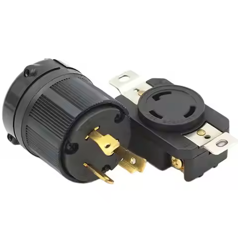 1PCS America UL NEMA L5-30P L5-30R US 30A wiring Industry Assembled connector 3 Pole male female Rec