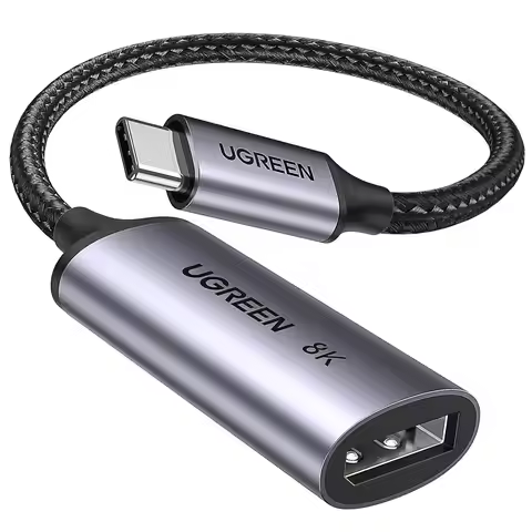 UGREEN 8K@60Hz USB C to DisplayPort 1.4 Adapter Cable 4K@240Hz Thunderbolt 4/3 to Display Port Conve