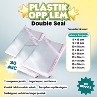 (THICK DOUBLE SEAL) OPP Plastic Glue 8x16 9x16 10x16 11x16 12x16 13x16 14x16 15x16 16x16 contents 10