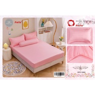 1200TC PROYU CADAR CORAK FITTED Bedsheet 4 IN 1 READY STOCK（Queen/King）