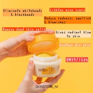 (READY STOCK) YELLO SKINCARE OATMEAL TURMERIC MASK & SCRUB OTMS