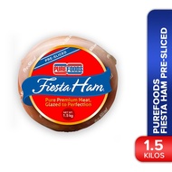 ◺ ❥ ♞,♘Purefoods Fiesta Ham Pre-Sliced 1.5kg