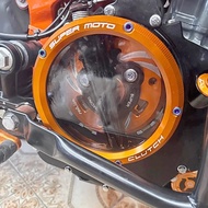 DUKE390 RC390 Engine Parts Racing Clear Clutch Cover & Spring Retainer R for Duke RC 390 / Duke390 2
