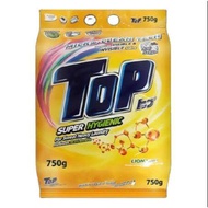 serbuk sabun pencuci baju jenama Top Powder Detergent
