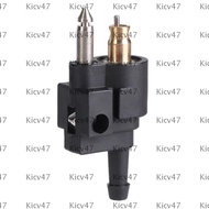 KICV  Tank Connector, Plastics Black Motor Boat Accessories, Outboard Engine Male Thread Pipe Joint 