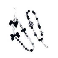 FBB 16 Beaded Phone Charms, Pearl Bracelet Wrist Strap Lanyard, Cute Camera Charm Strap,Phone Keycha