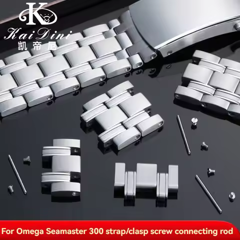 Warch Accessories For Omega Seamaster 300 strap screw rod extended watch section steel strap fixed c