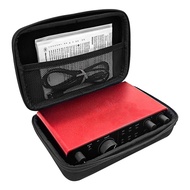 Musiin Premium Velvet Travel Case Compatible with Focusrite Scarlett 2i2 case 4th Gen Audio Interfac