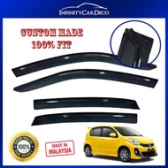 Perodua Myvi Lagi Best / Icon 2011-2016 Original Oem High Quality Acrylic Door Visor (2.2'') (3") (4'')