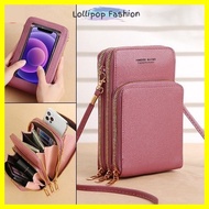 LOLLIPOP FASHION ️ ️ Small Multi Storage Sling Handphone Bag bag touch screen messenger mobile phone Bag