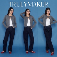 Trulymaker-Newyorker jeans กางเกงยีนส์ทรงกระบอกใส่สบาย indigo jeans