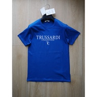 100% Cotton Ready Stock Ready Stock Trussardi collection Men's Cotton Short-Sleeved T-Shirt Trendy F
