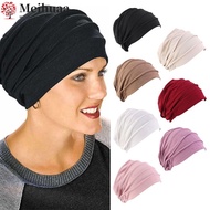 MEIHUAA Women Cancer Elastic Cloth Head Cap Hat Cotton Chemo Cap
