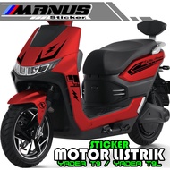 (1)/ STICKER CUTTING STICKER STRIPING ELECTRIC MOTORCYCLE/ ELECTRIC BIKE STICKER YADEA T9/T9L ELECTR