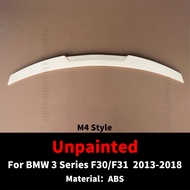 Racing Sport Rear Wing Spoiler Tuning Accessories Deflector M4 MP PSM Style For F30 F31 2013-2018 BM