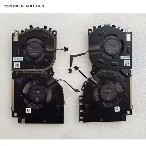 New Original Laptop CPU GPU Cooling Fan For DELL Alienware X15 R1 R2 082VD4 07M2CV 0V0G61 02H5HD NS8