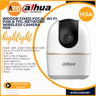 Dahua 3MP 3 MegapxelWifi Wireless Indoor Pan Titl PT Network CCTV Camera 2 Way Audio Mic Speaker H3A