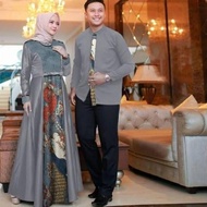 BAJU PESTA MEWAH COUPLE KELUARGA ALENDRA SET UNDANGAN LEBARAN HAJI