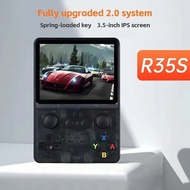 R35S Retro Handheld Video Game Console Linux System 3.5 Inch IPS Screen Portable 64GB Games Boy Gift