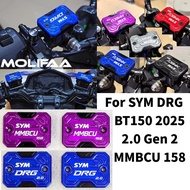 For SYM DRG BT150 2025 2.0 Gen 2 MMBCU 158 Motorcycle CNC Aluminum Oil Cup Cover Front Brake Upper P