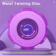 LOOKSHOW 3D Rotating Waist Twister Disc with Resistance Bands Non-Slip Massage Base Abdominal Traini
