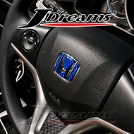 [CFseries] J-Dreams Magical Crystal Steering Emblem Sticker Honda Jazz City GM6 GM2 GN2 Civic FE FC 
