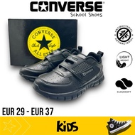 2025 l Converse latest Kids EUR29-EUR37 Viral Black School Shoes/Kasut Sekolah Budak Hitam Converse 