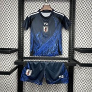 Japan Children's Football Jersey Set Japan Tsubasa Japan Home Y3 Kids 2024/2025 Season 24-25