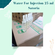 Sterilised Water 25 ml / Aquabidest-Per Pcs Satoria / Water for injection 25 ml Satoria