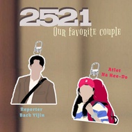 Twenty five twenty one keychain fanmade by @mclows_offc