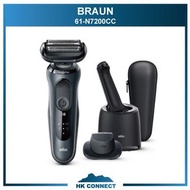 ＊順豐免運費の精選＊Braun 百靈 Series 6 乾濕兩用電動鬚刨連清洗座 61-N7200CC <平行進口>