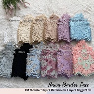 HAWA BORDER LACE | trimming lace | border lace | lace cantik