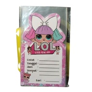LOL SUPRISE MOTIF INVITATION CARD