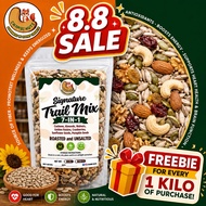 Signature Trail Mix 7-in-1 (Roasted & Unsalted ) 100g-1kg Almond Cashew Walnut Mixed Nut