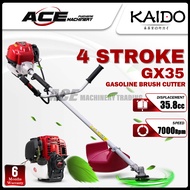 [ KAIDO ] GX35 ENGINE GASOLINE STRAIGHT SHAFT BRUSH CUTTER | 4-STROKE ENGINE | 35.8CC | Nippon tools (NPT-54) | 2-STROKE