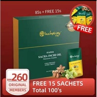 (FREE MEMBERSHIP) Inchaway Sacha Inchi Oil 印加果油 3ml x 100's  (Original)  + RECYCLE BAG