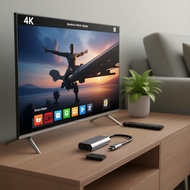 USB-C 4K HDTV Adapter, USB 3.1 Type-C  HDMI ,、、MacBook  Penyesuai HDTV USB-C 4K, Kabel USB 3.1 Jenis
