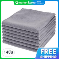 ผ้านักริยาม Comet แบบไมโครไฟเบอร์ สีเทา 14 ชิ้น
