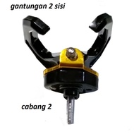 GANTUNGAN 2-in-1 goods hanger, motorbike goods hanger, 2-branch/, nmax mio hanger varioBEAT, etc., u