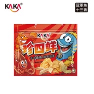 KAKA Zhen Si Fresh 88g Champion Fish Thirteen Spice Tainan Shrimp Cake Anping Snacks