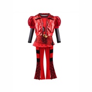 Descendants Little Red Rise Cosplay Costume Set - Kids Halloween Dress-Up