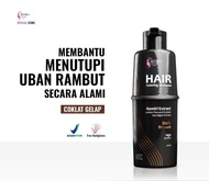 Aestika Hair Coloring Shampoo - Shampo Penghitam Rambut Uban Permanen Original Halal - Shampo Penghi