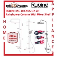 RUBINE RSC-DECKOS-U2-CH Rainshower Column With Mixer Shelf