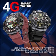 P888 Smart Watch Android8.1 4G LTE Smartwatch 3GB RAM 32GB ROM IP68 waterproof 800W Dual Camera Amol