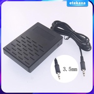 [Etekaxa] Piano Sustain Pedal Durable Electric Piano Sustain Foot Pedal for Drum Electric
