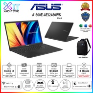 ASUS Vivobook Laptop A1500E-AEJ2480WS/Core i3-1115G4/4GB DDR4/512GB SSD/15.6" FHD/Win 11 &amp; Office/Black/2 Yrs Warranty